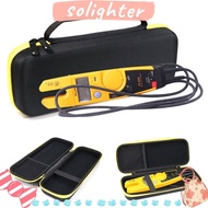 SOLIGHTER Current Tester Bag Zipper Bag Shockproof for Fluke Multimeter Storage Bag for Fluke