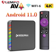 【Best-Selling】 H96 Max W2 Smart Tv Box 11 S905w2 4gb 32gb 64gb Wifi6 4k Av1 H96max Set Box Media Player Tv Box 11.0