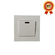 [ 20A ] Heater Switch / Aircond Switch with lamp look nice design Socket DP SWITCH PLUG SOCKET 1 GAN