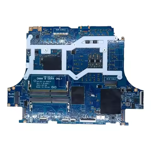 LA-K661P for Dell G5 5510 Laptop Motherboard i7-10870H 6GB RTX3060 Mainboard 0VKDJ6 0H0F1D