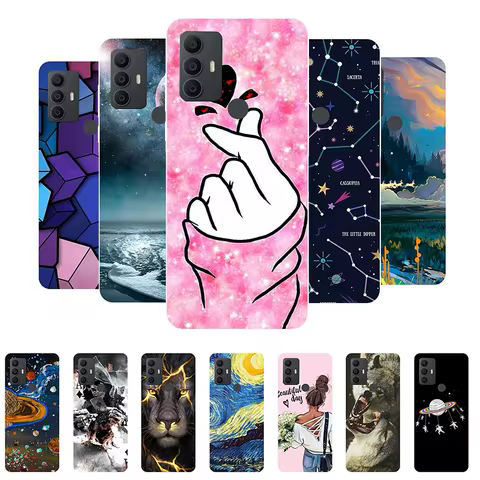 Case for TCL 306 Cover 6102H Soft Silicone Cute Back Case Covers for TCL 305 Phone Cases TCL305 Prot