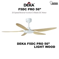 DEKA F5DC / F5DCL PRO ( 46inch / 56inch ) DC Motor Ceiling Fan With Remote (Modern Design / Silent /