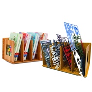 Universal Wood Stationery File Rack Gundam Runner Holder Book Storage Box