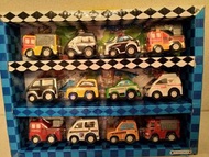 一盒12款塑料回力卡通城市車