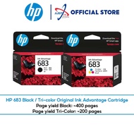HP 683 BLACK / TRI-COLOR ORIGINAL INK ADVANTAGE CARTRIDGE - BLACK / TRI-COLOR