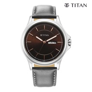Titan Urban Brown Dial Analog Leather Strap Watch for Men