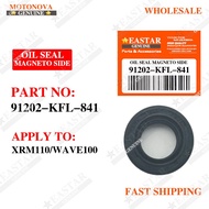 91202-KFL-841 oil seal (13.8x24x5) genuine honda wave100-110 super cub110 and other models amount 1 
