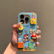 Phone Phone Case Suitable for iPhone 7 8 X XS XR XSMAX 11 12 13 14 15 16 Pro max Plus Mario Three-Di