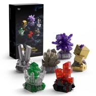 Nifeliz Geology Rock Collection Building for Adults 6 Different Kinds of Gemstone Model Toys 616 PCS