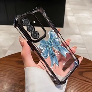 Case For Samsung A17 M17 F17 F36 M36 5G Phone Butterfly Transparent Silicone Protective Cover