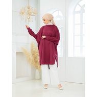 ANDRA LONG BATWING SCUBA TUNIK SWEATSHIRT LABUH BAGGY