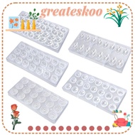 GREATESKOO Sphere Chocolate Tools, DIY Handmade Chocolate Mold, Professional Transparent Plastic Bar