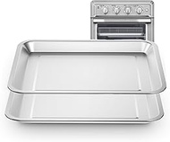 Stainless Steel Baking Tray Pan Compatible with Cuisinart Toaster Oven Tray,Suitable for Cuisinart A