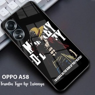 NEWEST OPPO A58 Glass Softcase [SK32]