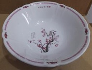 早期大同公司梅花瓷碗 碗公湯碗公-直徑23公分