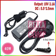 Original Acer 19v 2.1A 5.5*2.5"acer Z1402 Z1401 olive mini laptop Charger Adapter X107B etc.