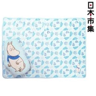 Moomin - 日版Moomin 姆明家族 暖暖冬日 姆明 暖氈變身公仔咕臣 藍色 毛絨暖氈 兒童被毯(977)【市集世界 - 日本市集】