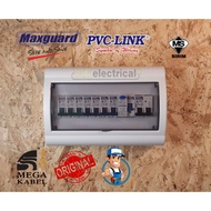 DB BOX  12way (Full set) Maxguard MCB 6A-20A + ELCB 40A +Main switch 40A