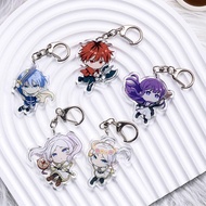 5Pcs Anime Frieren: Beyond Journeys End Acrylic Keychain Bag Charms Accessories Backpack Key Holder 