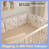 6pcs Baby bed bumper Cradle Bedding Bumper Protector Infant Cotton Crib Cushion Cot Set Newborn Washable Room Decor