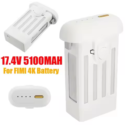 100% Original 1-2pcs for Xiao-mi Mi 4K Drone Intelligent Battery 5100mAh For fimi 1080P RC With Gold