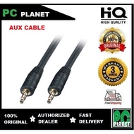 HIGH QUALITY AUDIO 3.5MM (M) TO 3.5MM (M) AUX CABLE 1.5M