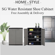 Outdoor Shoe Rack - Plastic Shoe Cabinet, Shoe Rack Cabinet, Outdoor Cabinet, Shoe Rack Outdoor