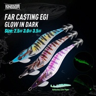 Kingdom EGI SHRIMPER Fishing Lures 2.5#/10g 3.0#/15.5g 3.5#/19.5g Squid Lure Lead Eging Lure Sinker