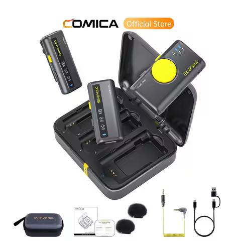 7RYMS iRay DW10 Mini Multi-functional Wireless Microphone for Camera Smartphone Computer Vlog Live S