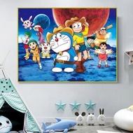 [Ready Stock]  Cross stitch set  Cross stitch  kit   New Style Doraemon Kit