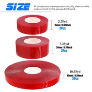 Glarks 6 Roll Acrylic Double Sided Weatherproof Heavy Duty Heat Resistant High Adhesion Tape Roll, C