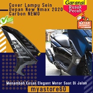 Cover Tutup Lampu Sein Sen Depan Yamaha All New N max Nmax 2020 2021 All New Carbon NEMO Cover Sen Aksesoris Nmax Variasi Sparepart Nmax