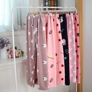 Sleepwear Pants Long Pajama for Adult Women Makapal Tela, Cotton Spandex fit 32-38"waistline