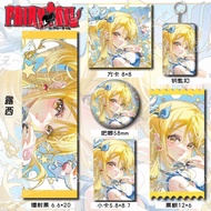 Fairy Tail/Lucy/Lucy Fairy Tail 58mm Photocard Laser Ticket Stub Keychain/coop