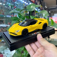 Mô hình xe Ferrari SF90 Stralade tỉ lệ 1:32 có đèn và âm thanh