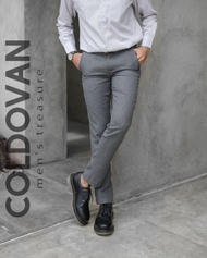 COLDOVAN  | celana bahan pria kerja kantor formal slimfit | celana ankle pants pria | celana tartan 