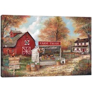 Rustic Farm Canvas Wall Art Vintage Country Canvas Wall Art Rustic Wall Art Decor Farm Fresh Wall Art Picture For Bathroom Decor Wall Art Painting For...