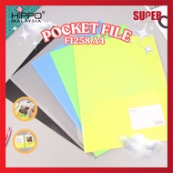 [super stationery] HIPPO FAIL FOLDER FAIL POKET/ FOLDER FILE POCKET FILE FI258 A4