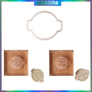 zzz Christmas Badge Plastic Biscuit Cutter Mini Embossing 3D Plastic Cookie Stamp