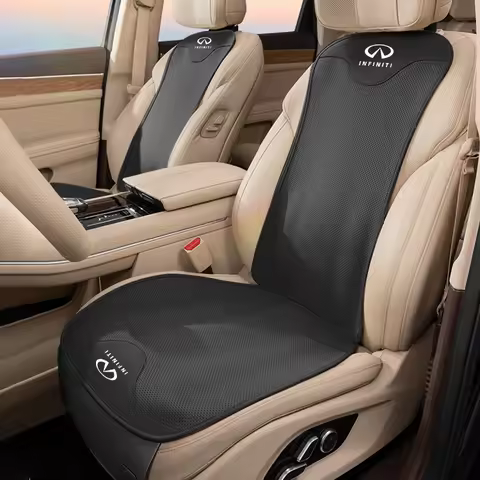 Car Leather Seat Cushion For Infiniti QX55 QX50 QX60 70 QX80 QX30 EX FX J Seat Cushion Cover Breatha