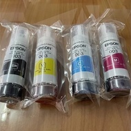 Epson 003 Original Ink Bottle Set of 4 Colors Black Cyan Yellow Magenta 100% Epson