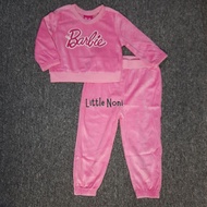 Light Sweater + Jogger Pants BrbiE Velvet striped Sz 12m, 24m, 2Y, 3Y 4Y..NEW, No PL, NOT ALL AVAILA