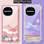 For Sharp Aquos R11 5G Crystal Case For Aquos R8Pro R9 HD Painted Air Bag 360 Protect Matte Back She