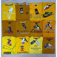 !!WHOLESALE!!10pcs Bundle Of Cotton Premium Branded Overrun Brand New Unisex Printed T-Shirt