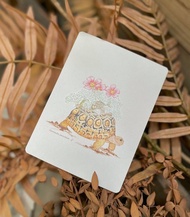 白皮月界 x 豹龜 明信片