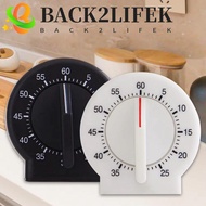 BACK2LIFEK Mechanical Timer, Loud Sound 60 Minute Kitchen Timer, Versatile Gadget Round Manual Opera