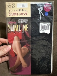 全新 Atsugi Slimline黑色及膝長絲襪