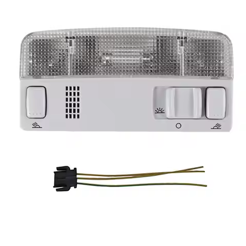 L09A-Gray Overhead Interior Reading Lamp+Wire 1TD947105 For VW Golf MK4 Bora Passat Skoda Seat Car D