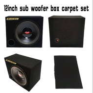 Furi sub Woofer 12inch & Woofer box Carpet set