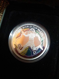 [MEOW] [Genuine] 1/2oz Silver Proof Coin | Silver Coin (FIFA 2014 BRAZIL)